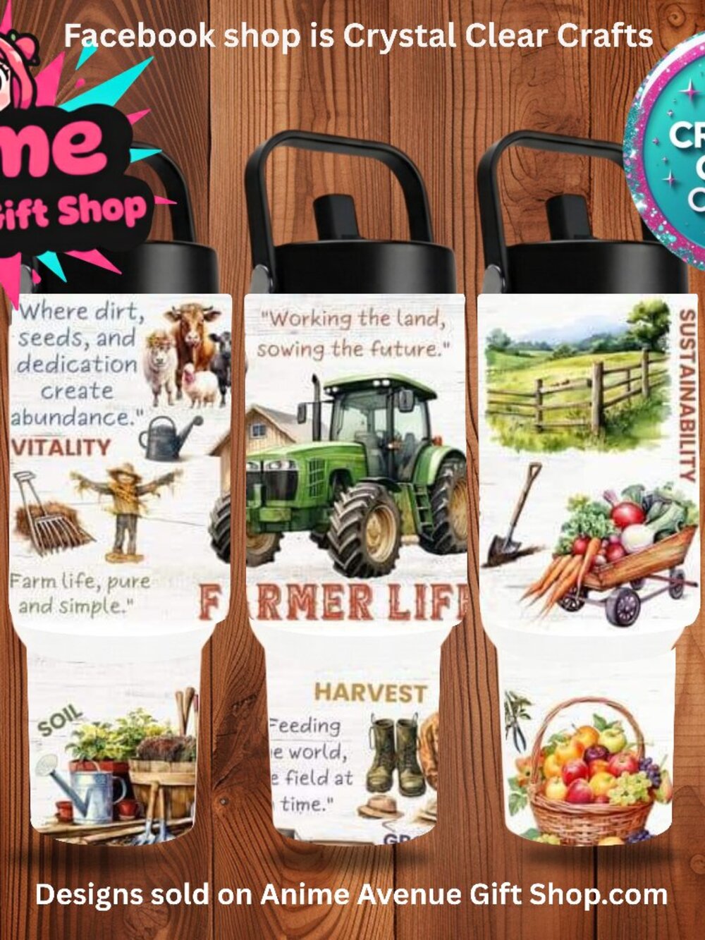 Farmer 30oz Stainless Steel Tumbler